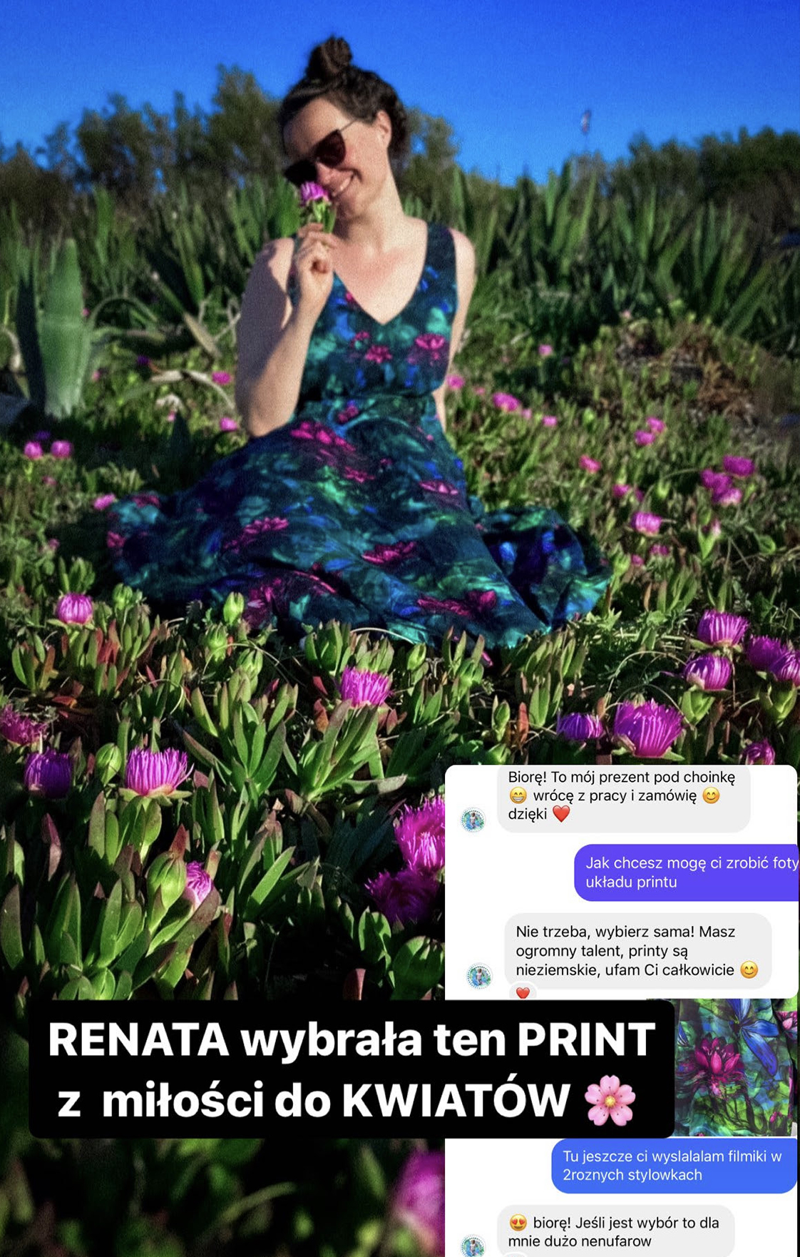 z  miłości do kwiatów